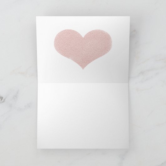 Socken-Affe-Hochzeits-(Bowty u. Veilchen) Karte (Innenseite)