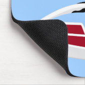 Socken-Affe Jetski Mousepad (Ecke)