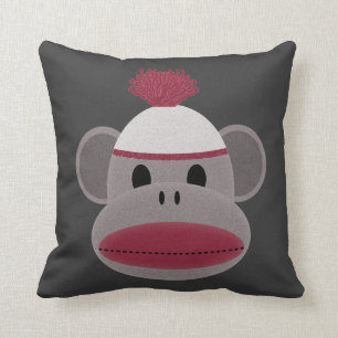 Socken-Affe Kissen