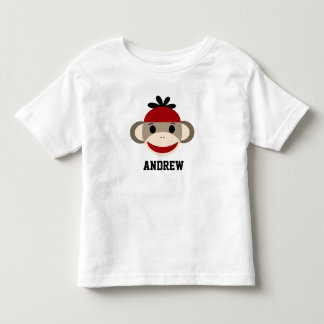 Socken-Affe-Kleinkind-Shirt Kleinkind T-shirt
