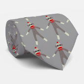 Socken-Affe-Krawatte Krawatte (Gerollt)