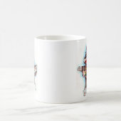 Socken-Affe - krummer Tour Kaffeetasse (Mittel)