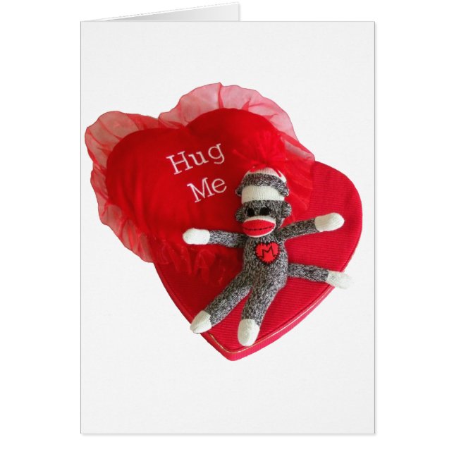 Socken-Affe-Liebe #7 umarmen mich (Vorne)