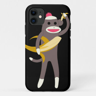 Socken-Affe mit Bananen-Schwertern Case-Mate iPhone Hülle
