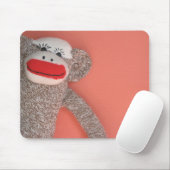 Socken-Affe Mousepad (Mit Mouse)