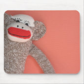 Socken-Affe Mousepad (Vorne)