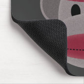 Socken-Affe Mousepad (Ecke)