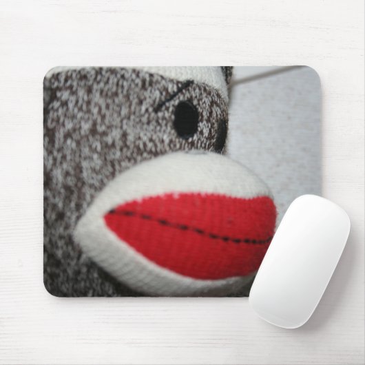 Socken-Affe Mousepad (Mit Mouse)