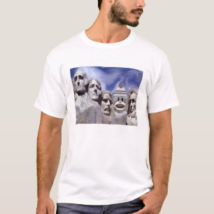 Socken-Affe Mt Rushmore T-Shirt