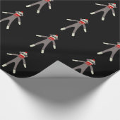 Socken-Affe-Packpapier Geschenkpapier (Ecke)