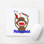 Socken-Affe Phlebotomist Geschenke--Entzückend Mousepad (Mit Mouse)