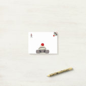 Socken-Affe Post-it Klebezettel (Auf Schreibtisch)