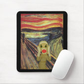 Socken-Affe-Schrei mousepad (Mit Mouse)
