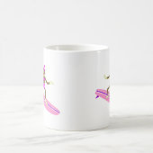 Socken-Affe-Surfer-Mädchen Kaffeetasse (Mittel)