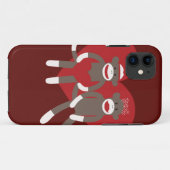 Socken-Affen in den Geschenken Case-Mate iPhone Hülle (Rückseite (Horizontal))