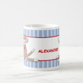 Socken Affen Personalisiert Kaffee Tasse (Mittel)