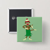 Socken-AffeUkulele Button (Vorne & Hinten)