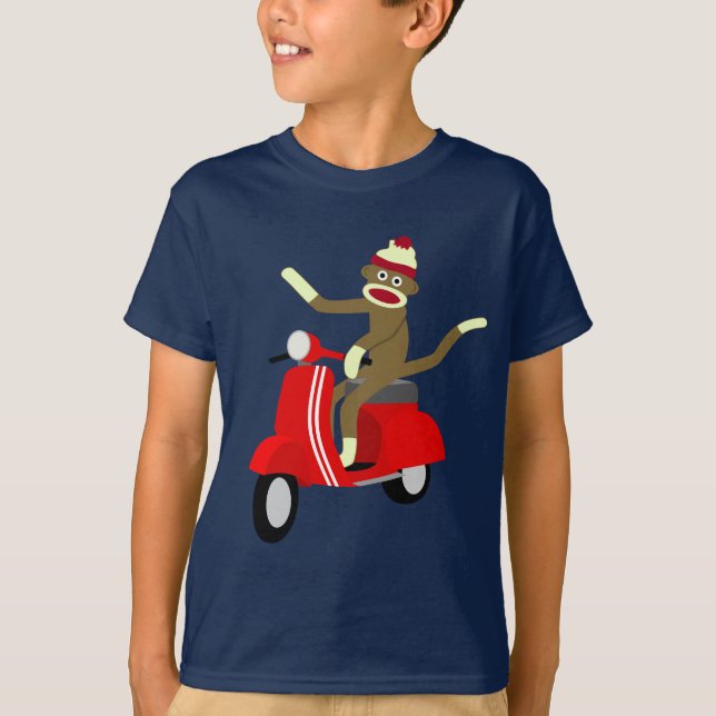 Socken-Affevespa-Roller T-Shirt (Vorderseite)