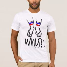 Socken auf Flocken T-Shirt