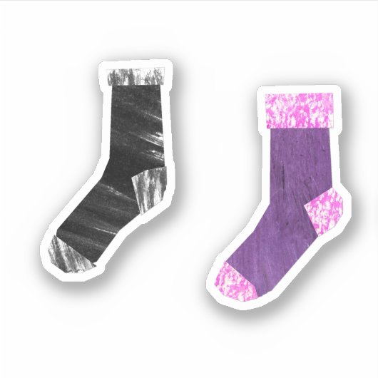 Socken Aufkleber (Vorderseite)