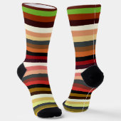 Socken aus Erdtone (Gewinkelt)