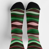 Socken aus Rot und Grün (Oben)