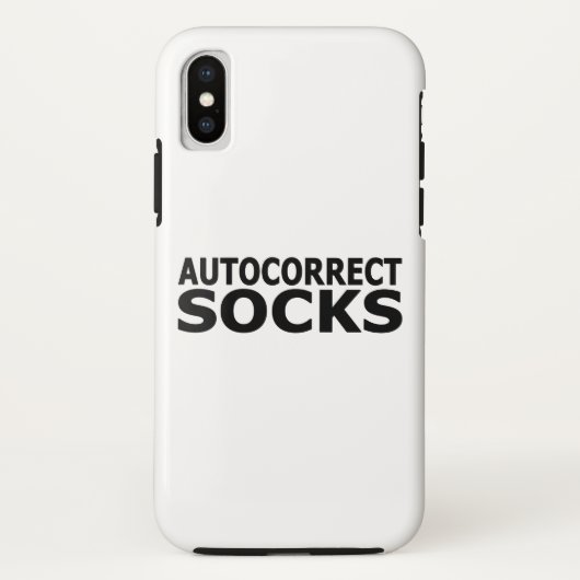 Socken automatisch korrigieren Case-Mate iPhone hülle (Rückseite)