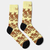 Socken Bactrisches Kamel Design (Rechts)