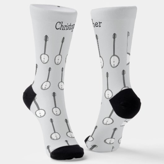 Socken Banjo Design (Gewinkelt)
