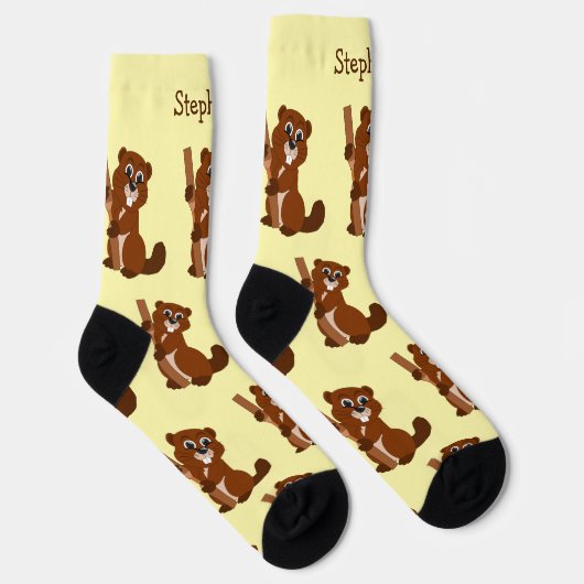 Socken Beaver Design (Rechts)