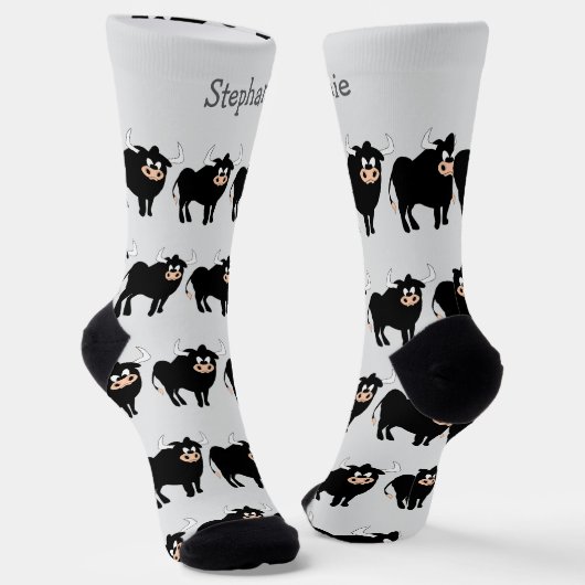 Socken Black Bull Design (Gewinkelt)