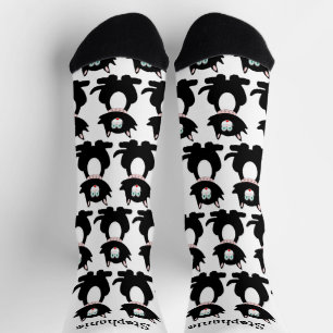 Socken Black Cat Design