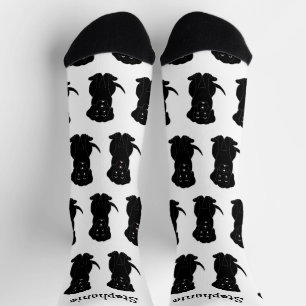 Socken Black Labrador Dog Design