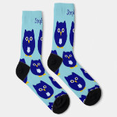 Socken Blue Owl Design (Rechts)