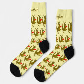 Socken Boxen Känguru-Design (Linkes Detail)