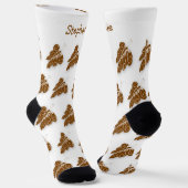 Socken Chocolate Butterfly Design (Gewinkelt)