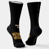 Socken "Das ist ein Veteran-Schiff" (Gewinkelt)