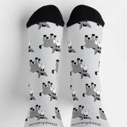 Socken Donkey Design (Oben)