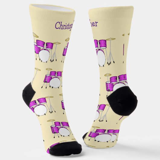 Socken Drum-Kit-Design (Gewinkelt)
