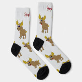 Socken Elch Design (Rechts)