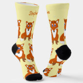 Socken Fuchs Design (Gewinkelt)