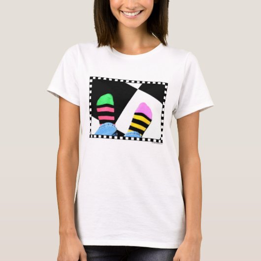 Socken (für Frauen) T-Shirt (Vorderseite)