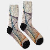 Socken für geometrische Crew (Rechts)