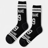 Socken für Männer mit Fußball-Trikot (Linkes Detail)