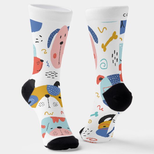 Socken für personalisierte Namen (Gewinkelt)