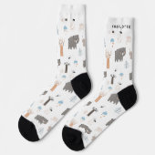 Socken für personalisierte Namen (Linkes Detail)
