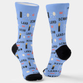 Socken für personalisierte Namen (Gewinkelt)