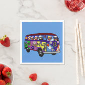 Socken Geld Friedensbus Cocktail Servietten (Beispiel)