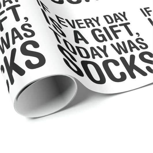 Socken Geschenkpapier (Rolleneckpunkt)