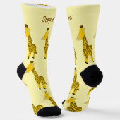 Socken Giraffen Design (Gewinkelt)